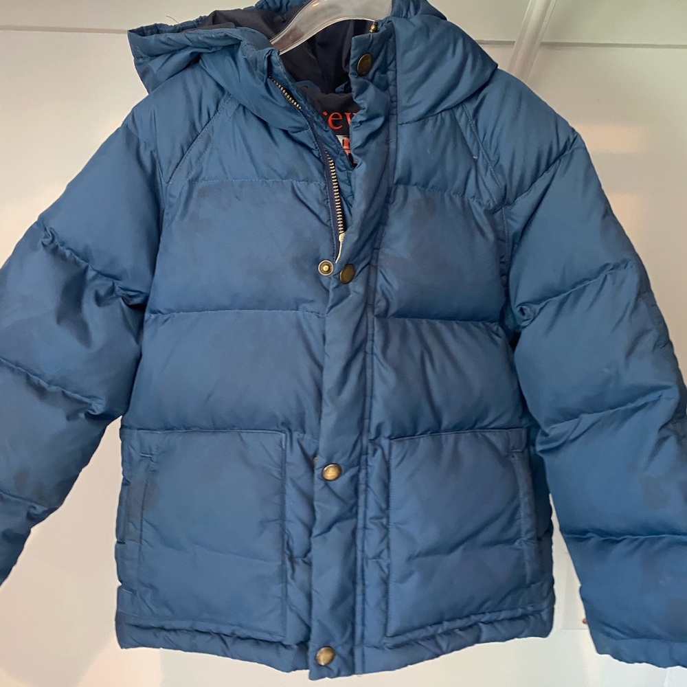 Crewcuts Classic Blue Puffer Jacket for Kids